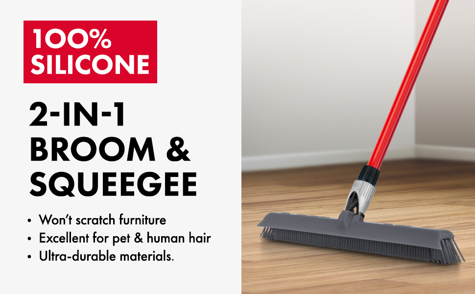 RAVMAG Silicone Broom