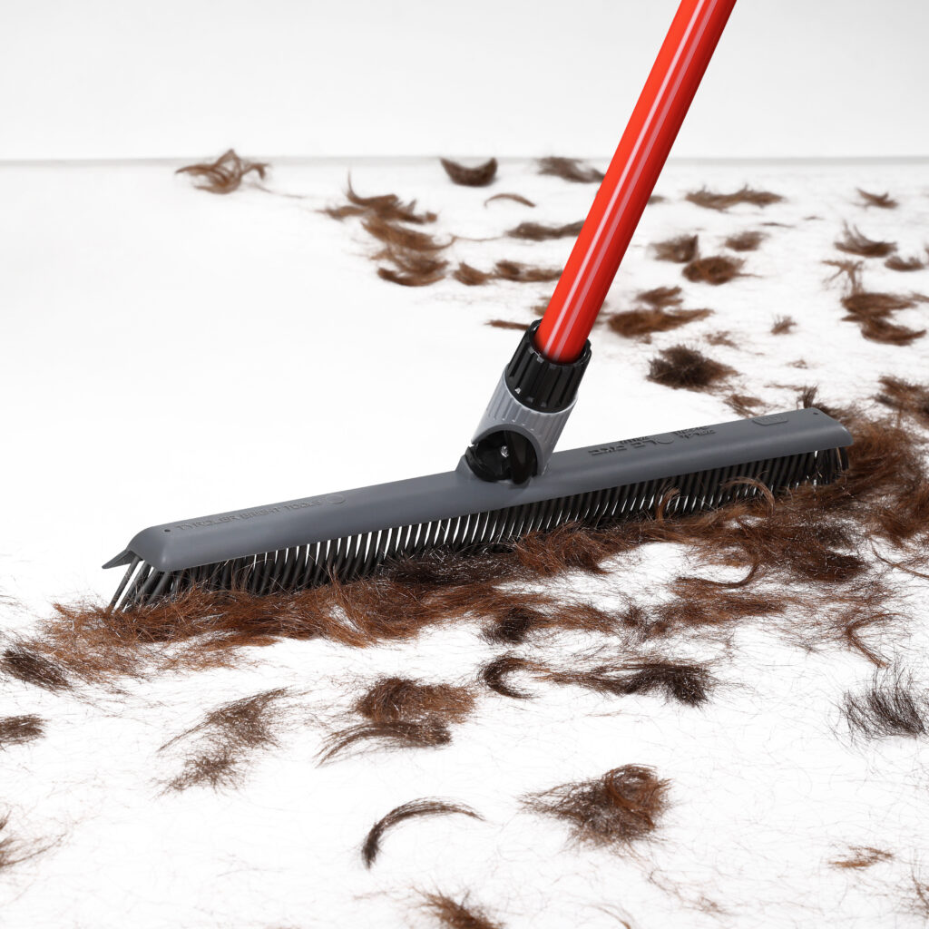 rubber broom for pet hair