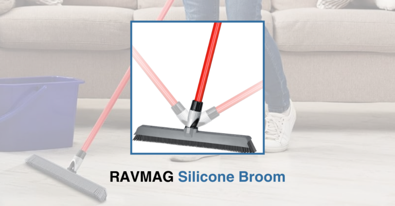 RAVMAG Silicone Rubber Broom and Squeegee