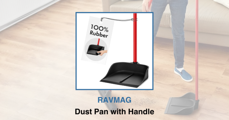 Dustpan with Handle by Ravmag