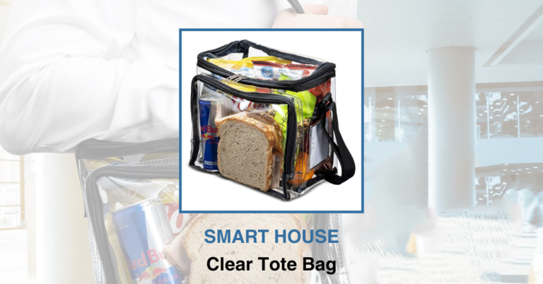 SMART HOUSE Clear Tote Bag