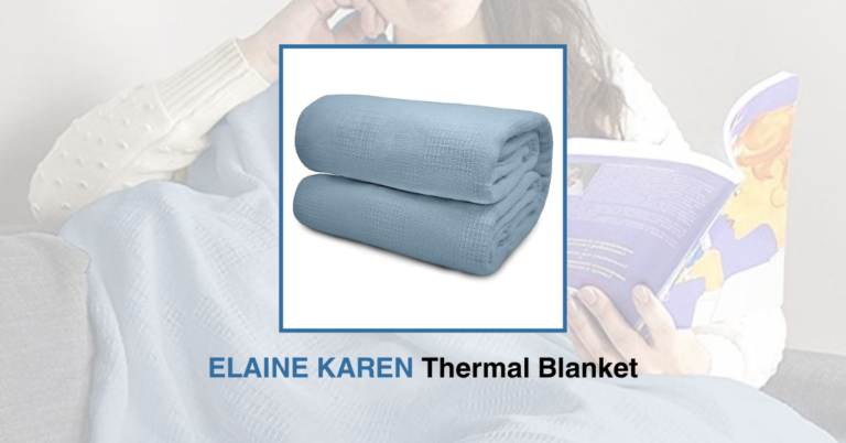 Elaine Karen Deluxe Poly Cotton Thermal Blanket