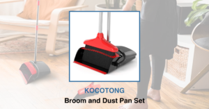 KOCOTONG Broom and Dust Pan Set